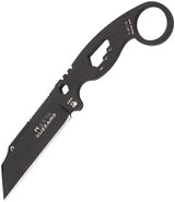 Hydra Knives Buzzard Neck Knife Vulture HK-01-BLACK-SBR by Hydra Knives