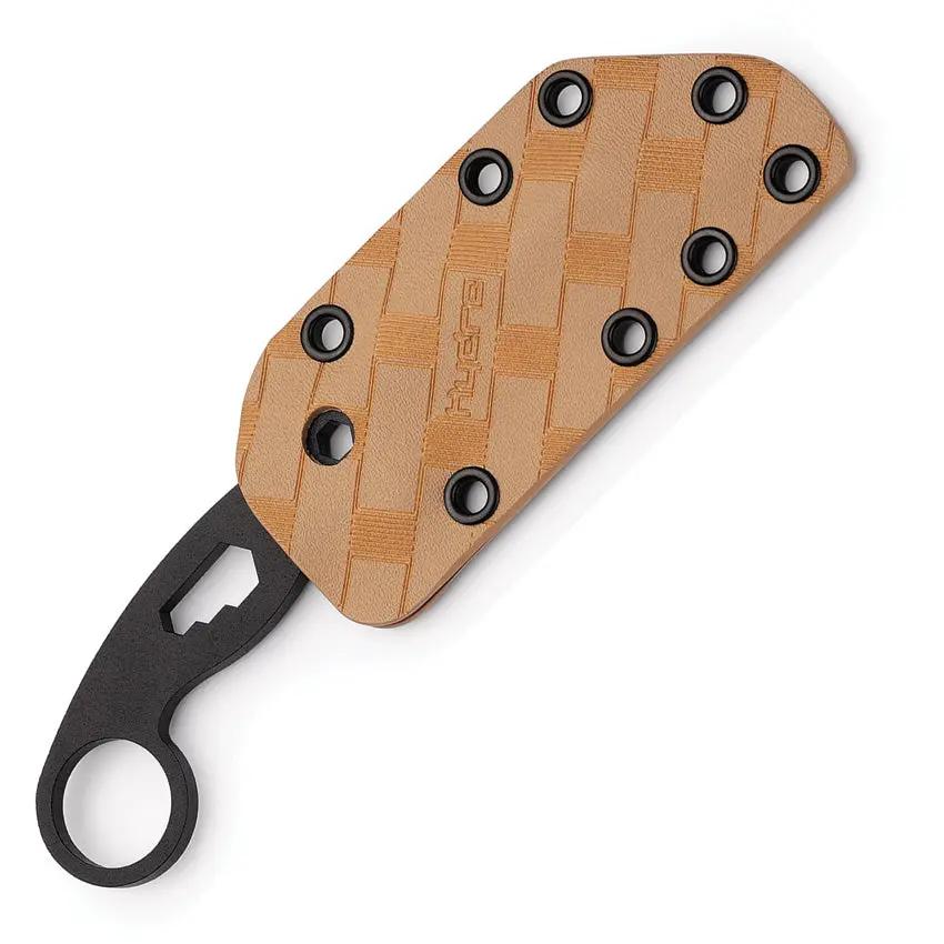 Hydra Knives Buzzard Neck Knife Vulture HK-01-BLACK-SBR by Hydra Knives