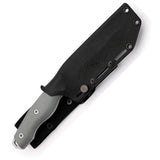 Hydra Knives White Noise Fixed Blade HK-07 - White Powder Coated K110 Steel With Full Tang And Glass Breaker by Hydra Knives