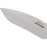 Hydra Knives White Noise Fixed Blade HK-07 - White Powder Coated K110 Steel With Full Tang And Glass Breaker by Hydra Knives