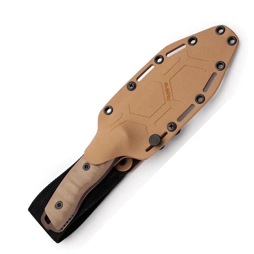 Hydra Knives Noctem Fixed Blade HK-08 - Copper Oxide Coated K110 Tool Steel Nessmuk Blade With Full Tang by Hydra Knives