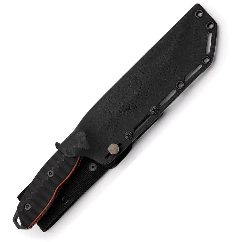 Hydra Knives Gekido Fixed Blade HK-09 - Sleipner Tool Steel Tanto Full Tang Glass Breaker Pommel by Hydra Knives