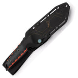 Hydra Knives Casus Belli Fixed Blade HK-10 - Sleipner Steel Drop Point With Reverse Grip And Glass Breaker by Hydra Knives