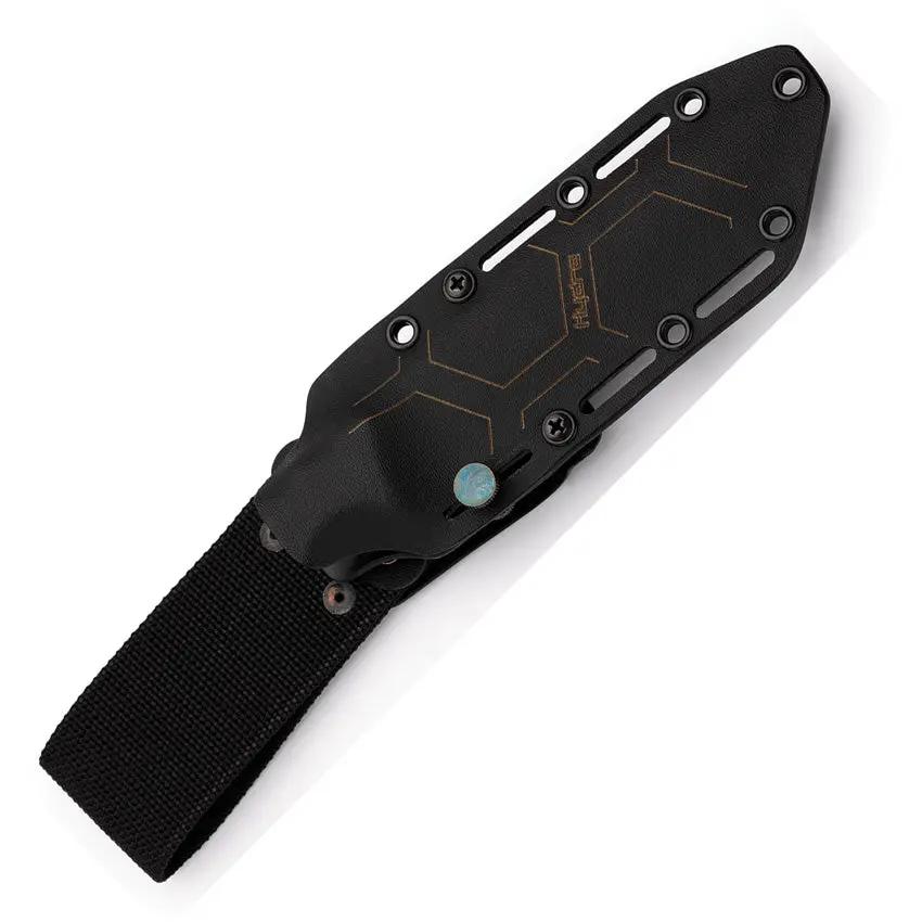 Hydra Knives Casus Belli Fixed Blade HK-10 - Sleipner Steel Drop Point With Reverse Grip And Glass Breaker by Hydra Knives