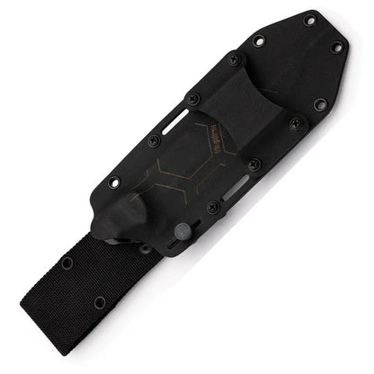 Hydra Knives Final Call III Fixed Blade HK-13 - Premium Black Powder Coated Sleipner Steel Blade with Micarta Handle by Hydra Knives