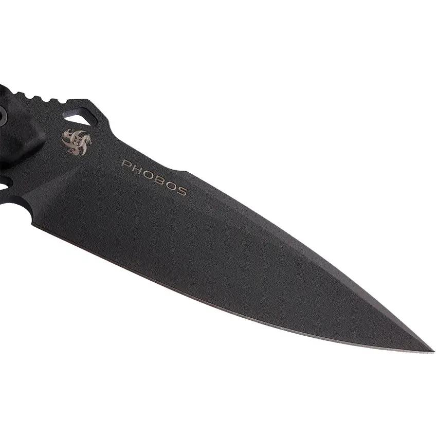 Hydra Knives Phobos Fixed Blade Black HK-16-BL by Hydra Knives