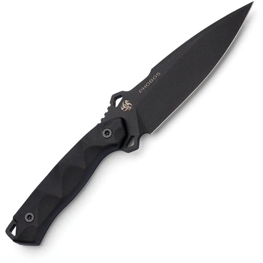 Hydra Knives Phobos Fixed Blade Black HK-16-BL by Hydra Knives