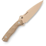 Hydra Knives Phobos Fixed Blade Desert HK-16-BR - Desert Tan Sleipner Steel, Full Tang, G10 Handle, Scout Carry by Hydra Knives