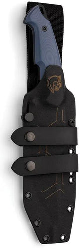Hydra Knives Legio IX Fixed Blade - Blue G10 Handle Sleipner Steel Clip Point Blade by Hydra Knives