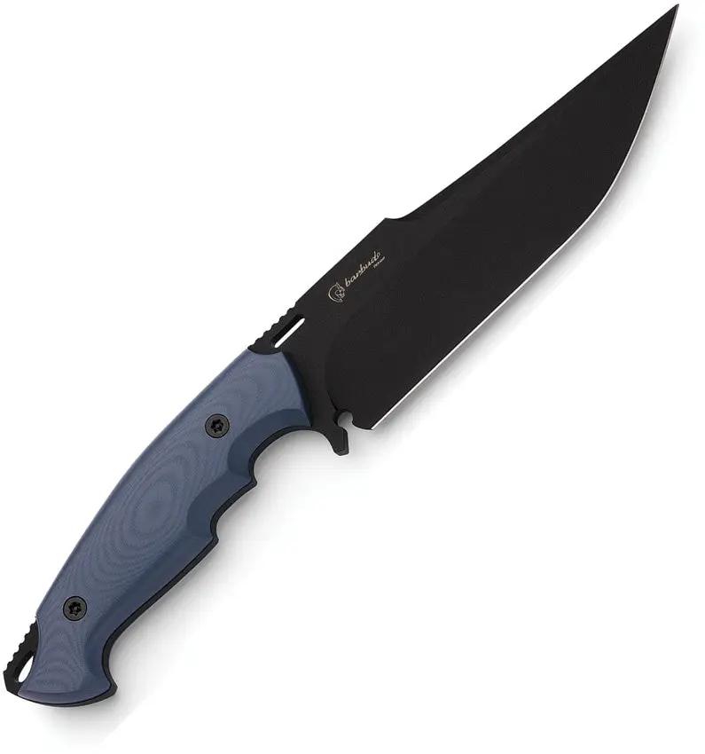Hydra Knives Legio IX Fixed Blade - Blue G10 Handle Sleipner Steel Clip Point Blade by Hydra Knives