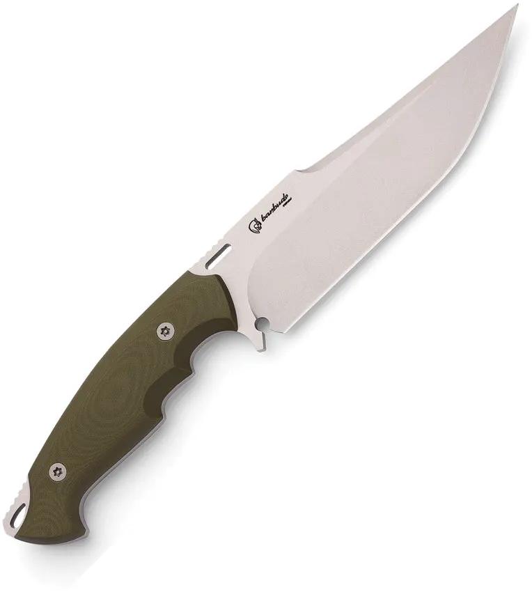 Hydra Knives Legio IX Fixed Blade Green - Sleipner Steel Clip Point Full Tang G10 Handle Scout Carry System by Hydra Knives