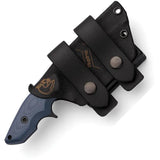 Hydra Knives Alano Fixed Blade - Sleipner Tool Steel 4 Inch Clip Point With Blue G10 Handle by Hydra Knives