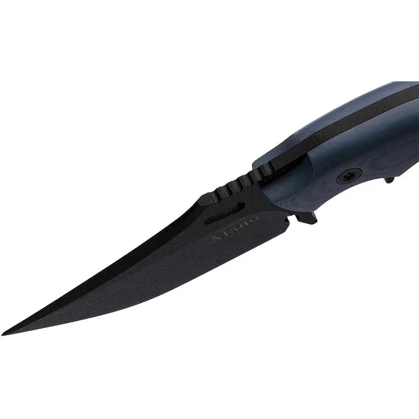 Hydra Knives Alano Fixed Blade - Sleipner Tool Steel 4 Inch Clip Point With Blue G10 Handle by Hydra Knives