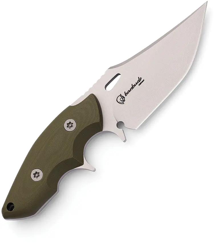 Hydra Knives Alano Fixed Blade Green HK 18 SA GREEN - Sleipner Tool Steel Clip Point, Full Tang, Green G10, Scout Carry by Hydra Knives