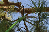 HME Extendable Pole Saw - Extends From 30 Inches To 6 Feet With Built-In Shear And All Metal Cutter Head by HME