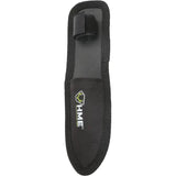 HME Caping Fixed Blade - 7.5 Inch Overall With 3.5 Inch Black Oxide 420HC Caping Blade And Green Rubber Handle by HME