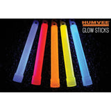 Humvee 6 Inch Safety Glow Stick 10 Pack - Battery Free Waterproof Non Toxic 12 Hour Glow by Humvee