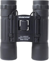 Humvee Compact Binoculars 12x25 HMV-B-12X25B - Rugged Roof Prism Optics With Center Focus by Humvee