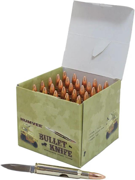 Humvee 25 Piece Bullet Knife Display HMV-DB-BLT by Humvee
