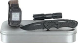 Humvee Recon Gift Set HMV-RCN-RM1 - Knife With 4 5/8In Closed Linerlock, 3 1/4In Serrated Blade, LED Light and Watch by Humvee