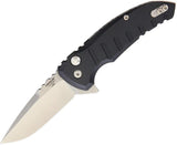 Hogue X1 Micro Button Lock Knife 4 Inch Closed Premium CPM 154 Drop Point Aluminum Handle For EDC by Hogue