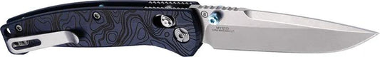 Hogue Mysto Manual ABLE Lock Folding Knife Premium CPM MagnaCut 3.38 Inch Clip Point Blade Blue Richlite EDC by Hogue