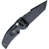 Hogue Auto Ex A01 Button Lock Knife Automatic Opening 3.5 Inch Black Cerakote 154CM Tanto Blade G10 Handle EDC Ready by Hogue