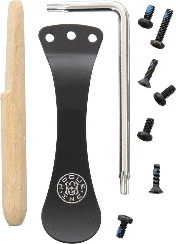 Hogue Black Screw/Clip Kit 34180 by Hogue