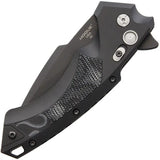 Hogue X5 Folder Spear Point EDC Knife With 4 Inch CPM 154 Blade Aluminum Handle Button Lock by Hogue
