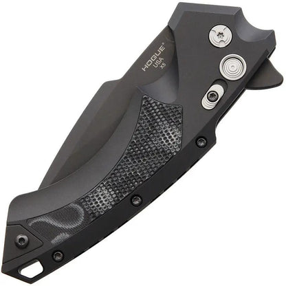 Hogue X5 Folder Spear Point EDC Knife With 4 Inch CPM 154 Blade Aluminum Handle Button Lock by Hogue
