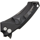 Hogue X5 Button Lock Wharncliffe EDC Knife Premium CPM 154 Blade Aluminum Handle Lanyard Hole Clip by Hogue