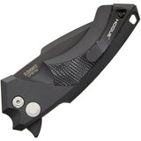 Hogue X5 Button Lock Spear Point Knife CPM 154 Black Finish Aluminum Handle G10 Insert EDC by Hogue