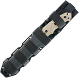Hogue EX F01 Fixed Blade Tanto Knife With Sawback A2 Tool Steel Cerakote Finish G10 Handle Full Tang Tactical Outdoors by Hogue