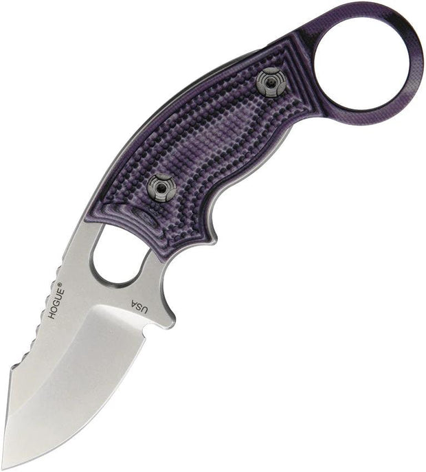 Hogue Ex-F03 Fixed Blade Clip Purple 35338 by Hogue