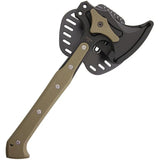 Hogue EX-T01 Tomahawk Outdoor Tactical Axe With G10 Handle OD Green And Durable Sheath by Hogue