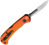 Hogue Expel Scalpel Lockback Knife Orange G10 Handle Dual Action Flipper Ejector Includes Extra Blades For Pros by Hogue