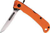Hogue Expel Scalpel Lockback Knife Orange G10 Handle Dual Action Flipper Ejector Includes Extra Blades For Pros by Hogue