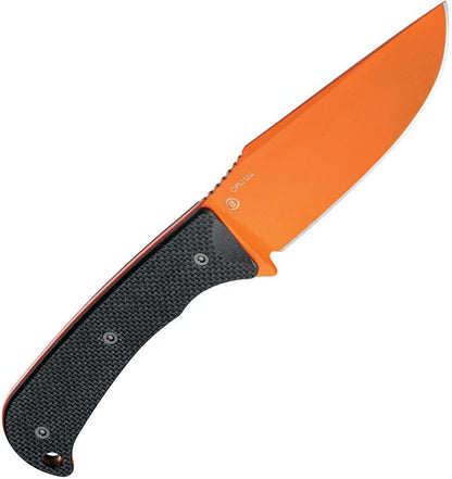 Hogue Extrak XL Fixed Blade Knife CPM M4 Orange Cerakote 3.9 Inch Blade For Outdoorsmen by Hogue