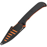 Hogue Extrak Fixed Blade Knife CPM M4 Orange Cerakote High Performance Clip Point Full Tang For Tactical EDC by Hogue
