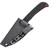 Hogue Extrak Fixed Blade Knife CPM M4 Orange Cerakote High Performance Clip Point Full Tang For Tactical EDC by Hogue