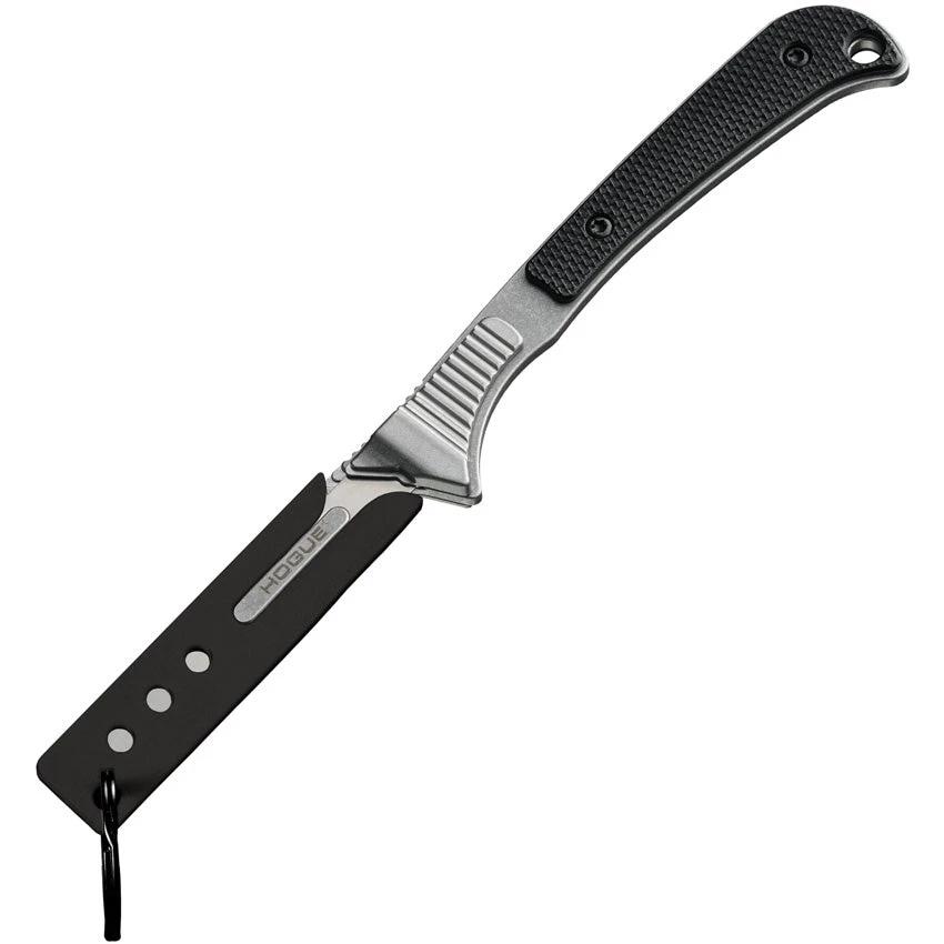 Hogue Expel Scalpel Black G10 7 Inch Full Tang For Professionals With 5 Replaceable Blades Ejector Lock by Hogue
