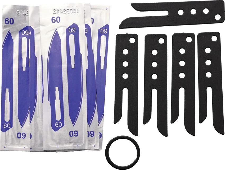 Hogue Blade Guard 5 Pack Black Expel Scalpel Safe Blade Loading and Transport Durable Case for Medical Professionals by Hogue
