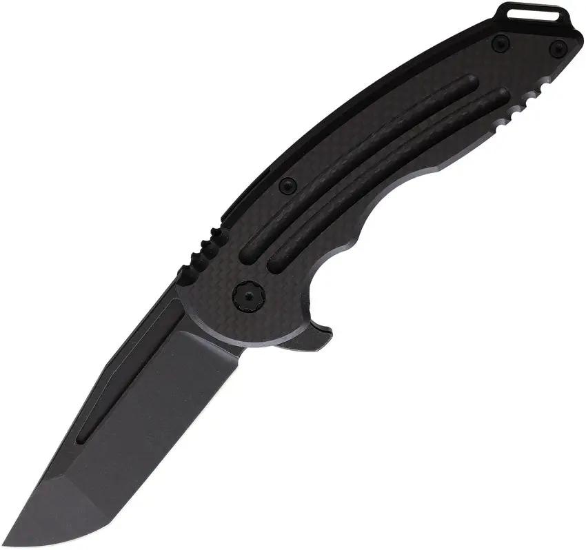 Hoback Knives Husky Framelock Carbon Fiber HUSKEY BLACK CARBON FIBER by Hoback Knives