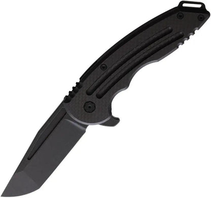 Hoback Knives Husky Framelock Carbon Fiber HUSKEY BLACK CARBON FIBER by Hoback Knives