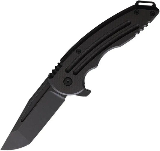 Hoback Knives Husky Framelock Carbon Fiber HUSKEY BLACK CARBON FIBER by Hoback Knives