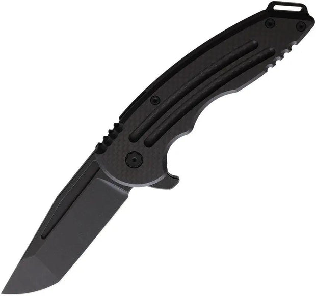 Hoback Knives Husky Framelock Carbon Fiber HUSKEY BLACK CARBON FIBER by Hoback Knives