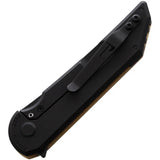 Hoback Knives Radford Framelock Micarta RADFORD BONE LINEN MICARTA by Hoback Knives