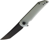 Hoback Knives Radford Framelock Jade RADFORD JADE GREEN G-10 by Hoback Knives