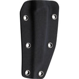 Hoback Knives Goliath Fixed Blade Knife - Black DLC CPM-20CV Tanto With Black Canvas Micarta Handle by Hoback Knives