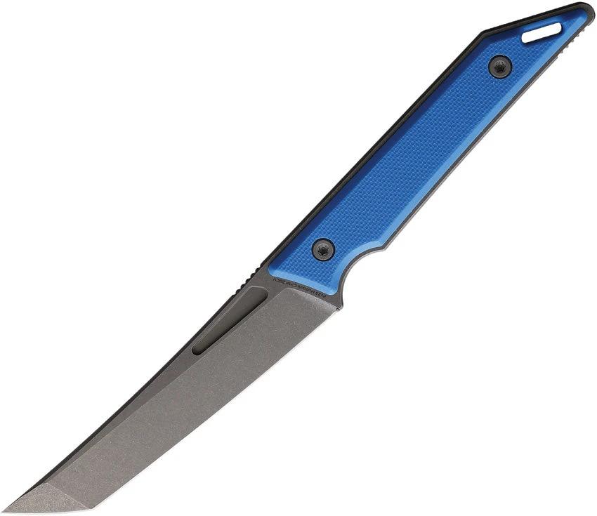 Hoback Knives Goliath Fixed Blade GOLIATH STONEWASH BLUE *BRK* by Hoback Knives